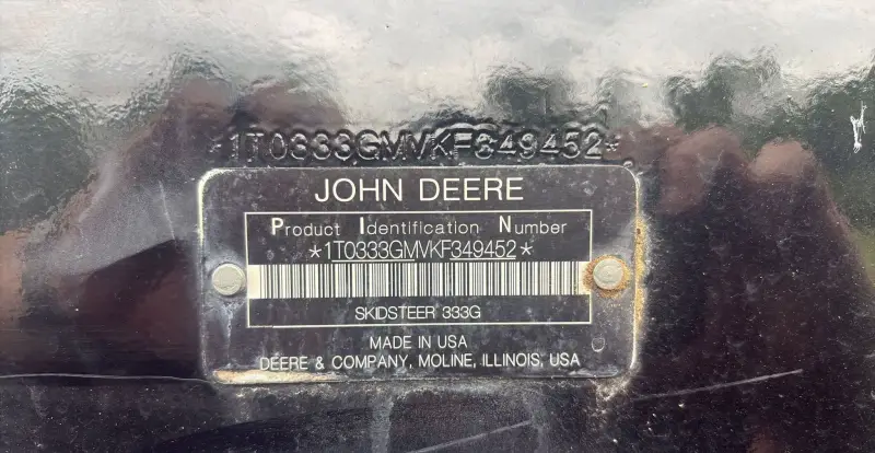 2019 John Deere 333G photo 89