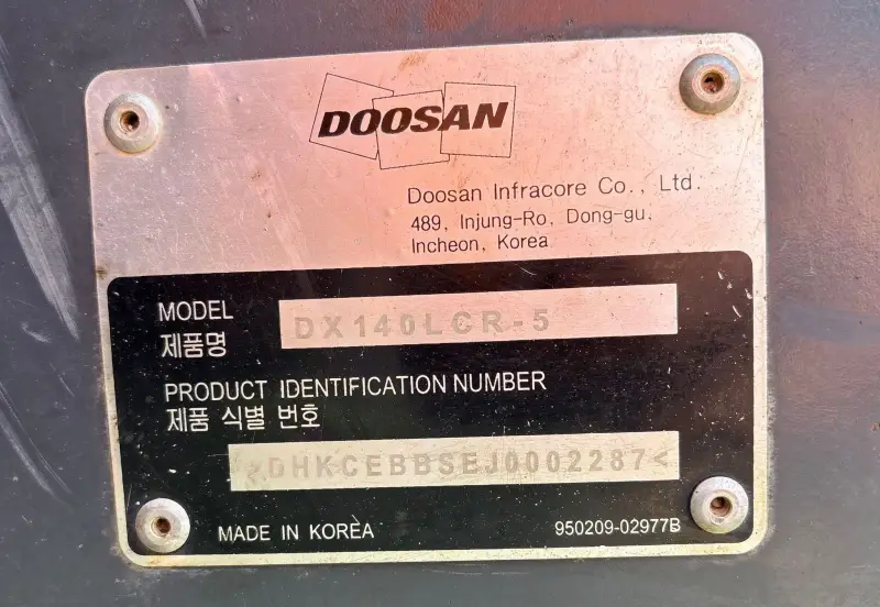 2018 Doosan DX140LCR-5 photo 134