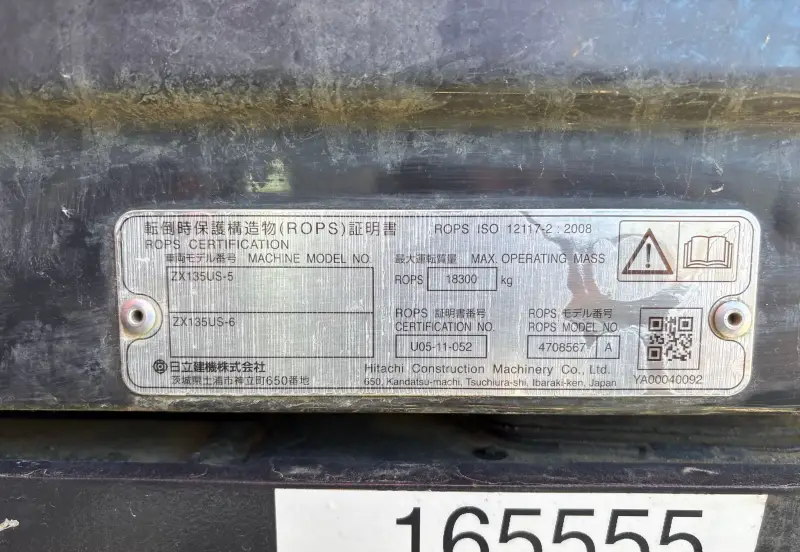 2018 Hitachi ZX135US-6N photo 98
