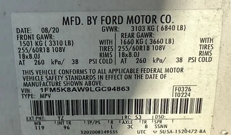 2020 Ford Explorer Police Interceptor photo 53