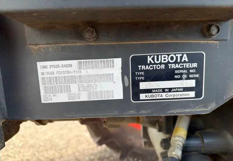2013 Kubota M135GX photo 59